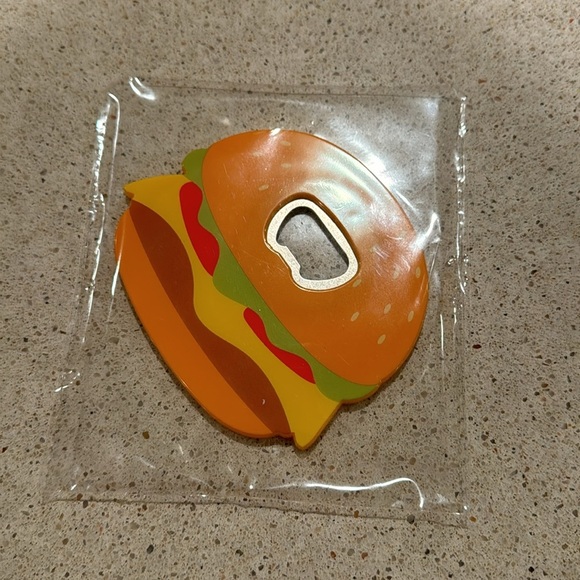 Hot Dog and Hamburger Novelty Bottle Openers - Picture 2 of 3